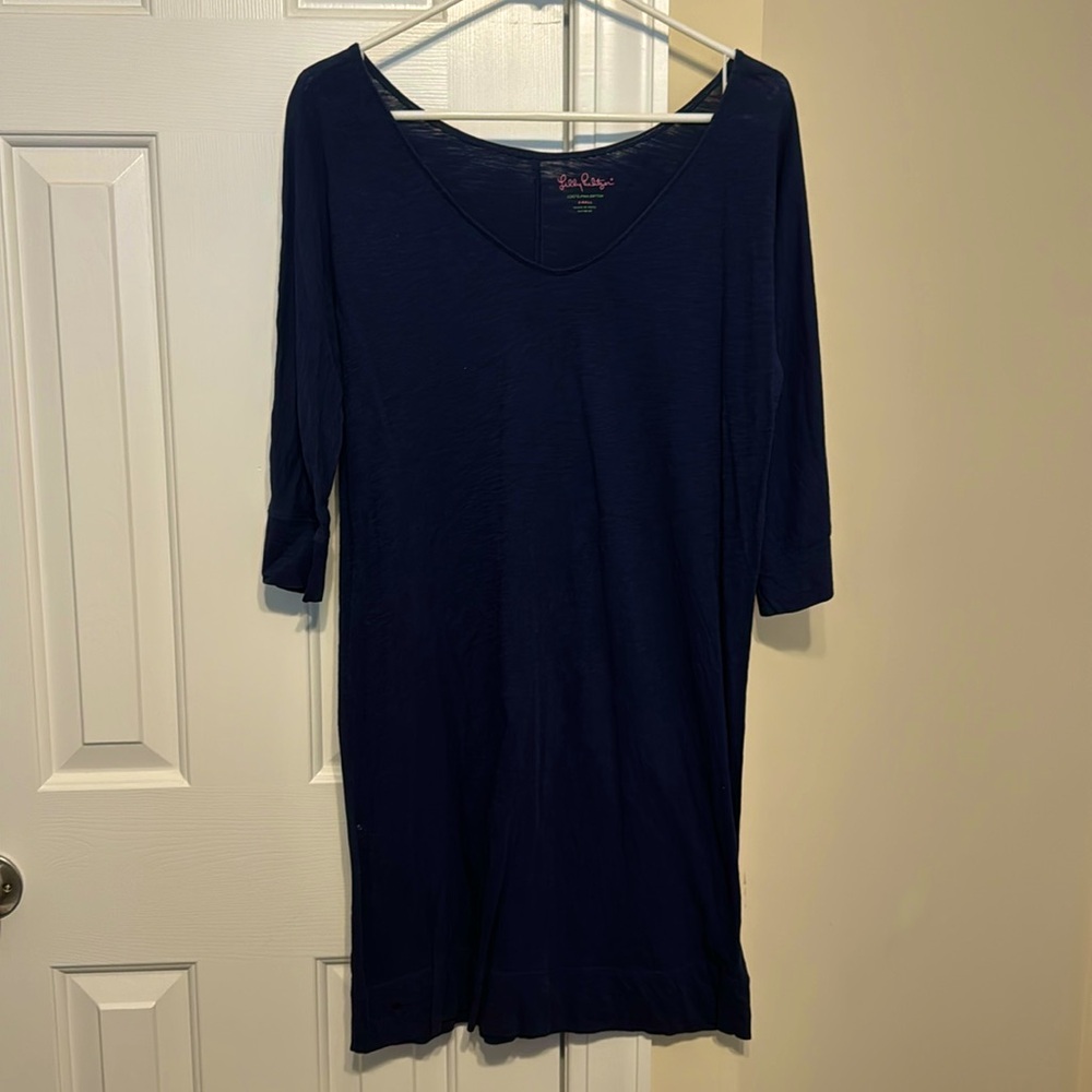 Lilly Pulitzer Blue Cotton Dress